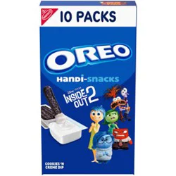 Handi-Snacks Oreo Cookie Sticks 'n Creme Dip Snack Packs - 10 Count
