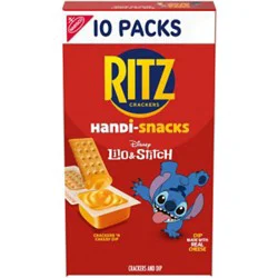 Handi-Snacks Ritz Crackers 'n Cheesy Dip Snack Packs - 10 Count