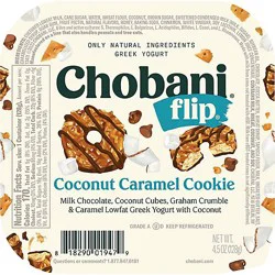 Chobani Flip Coconut Caramel Cookie - 4.5 Oz
