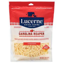Lucerne Carolina Reaper Fine Shredded Cheese - 7 Oz