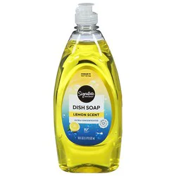 Signature Select Dish Soap Liquid Lemon - 18 Fl. Oz.