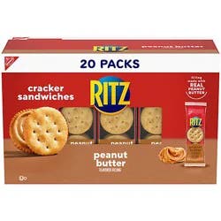 Ritz Peanut Butter Sandwich Crackers - 20 Count