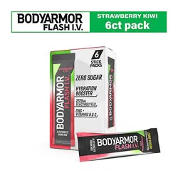 Body Armor Flash Iv Strawberry Kiwi - 6 Count