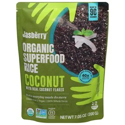 Jasberry Organic Ready To Eat Coconut Superfood Rice - 7.05 Oz.