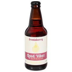 Good Vibes Kombucha Aronia Berry - 12 Fl. Oz.
