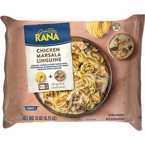 slide 1 of 1, Rana Chicken Marsala Linguine Meal Kit - 12 Oz, 12 oz