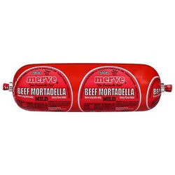 Merve Beef Mortadella Plain - Lb