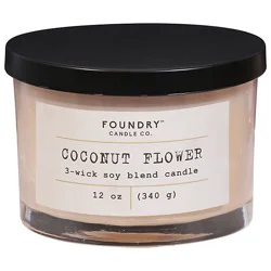 Foundry Candle Coconut Flower - 12 Oz