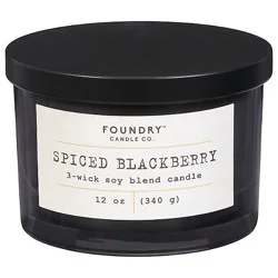 Foundry Candle Spiced Blackberry - 12 Oz