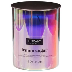Tuscany Serene Clean Lemon Sugar Cndl - 12 Oz