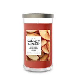 Yankee Candle Sugared Cinnamon Apple Jar Medium Pillar Candle - 14.25 Oz