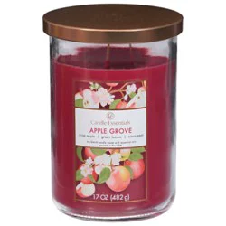 Candle Essentials Scented Jar Candle Apple Grove - 17 Oz