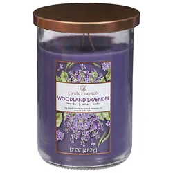 Candle Essential Woodland Lavender Candle - 17 Oz