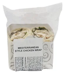 Fresh Creative Foods Mediterranean Style Chicken Sandwich Wrap - 8.5 Oz
