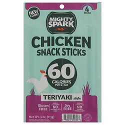 Mighty Spark Jerky Chicken Teriyaki - 4 Oz
