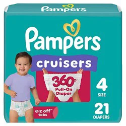 Pampers Cruisers 360 Diapers Size 4 - 21 Count