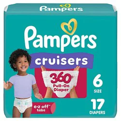 Pampers Cruisers 360 Diapers Size 6 - 17 Count