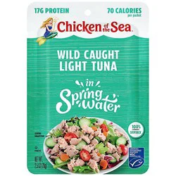 Chicken Of The Sea Wild Caught Light Tuna In Spring Water Packet - 2.5 Oz