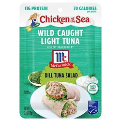 Chicken Of The Sea Skipjack Light Tuna Dill Tuna Salad Pouch Msc - 2.5 Oz