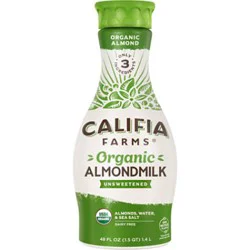 Califia Farms Organic Unsweetened Almond Milk - 48 Fl. Oz.