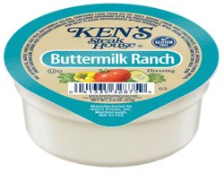 Kens Buttermilk Ranch Dressing Dipping Individual Cup - 2 Oz