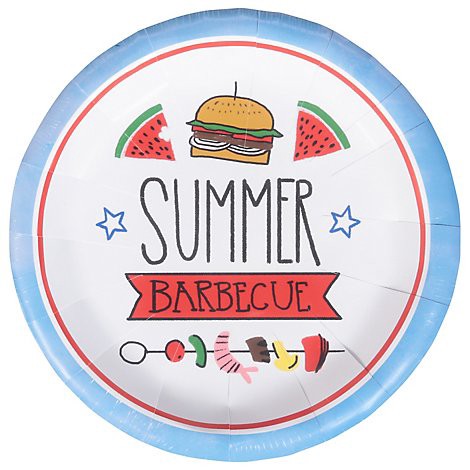 slide 1 of 1, Ssel Summer Barbeque Lunch Napkin - 16 Count, 16 ct