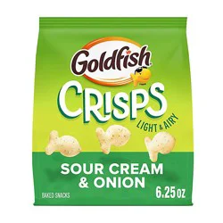Goldfish Sour Cream And Onion Flavored Crisps - 6.25 Oz