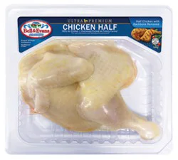 Bell And Evans Chicken Halves - 1.5 Lb