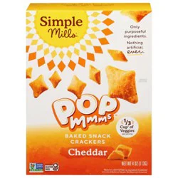 Simple Mills Crackers Cheddar - 4 Oz