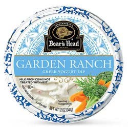 Boars Head Garden Ranch Greek Yogurt Dip - 12 Oz