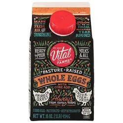 Vital Farms Eggs Pasture Raised Whole Liquid - 16 Oz