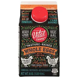 Vital Farms Eggs Pasture Raised Whole Liquid - 16 Oz