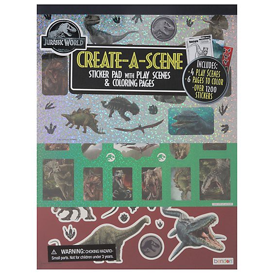slide 1 of 1, Bendon Jurassic World Create A Scene - Each, 1 ct