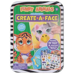 Bendon Animal Funny Faces Magnetic Tin - Each