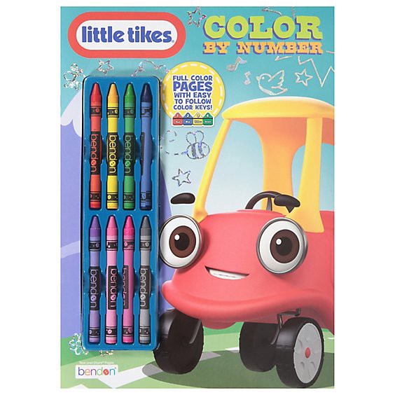 slide 1 of 1, Bendon Little Tikes Color By Number Book - Each, 1 ct