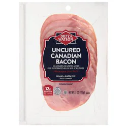 Dietz And Watson Canadian Bacon Slices With Natural Juices - 7 Oz