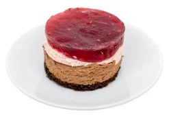 Chocolate Raspberry Mousse Cake 3 Ounce - Each