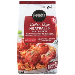 Signature Select Meatball Italian Dinner Size - 26 Oz