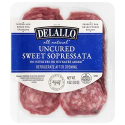Delallo Sweet Sopressata Coins - 4 Oz.