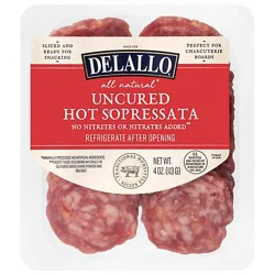Delallo Hot Sopressata Coins - 4 Oz.