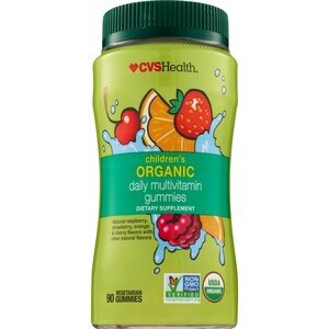 slide 1 of 1, CVS Health Organic Children's Multivitamin Gummies, 90 Ct, 90 ct