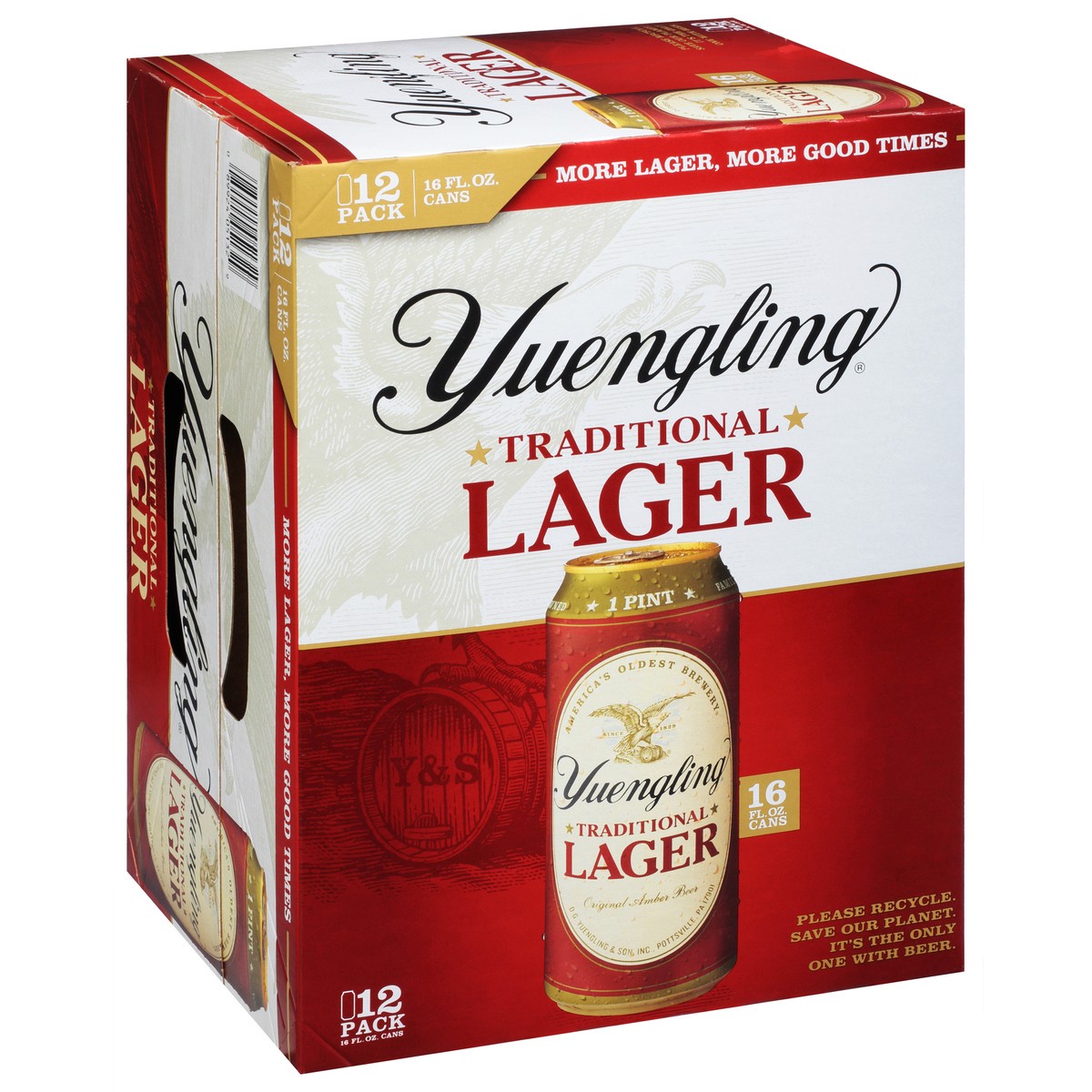 slide 10 of 15, Yuengling Traditional Lager Beer 12 - 16 fl oz Cans, 12 ct