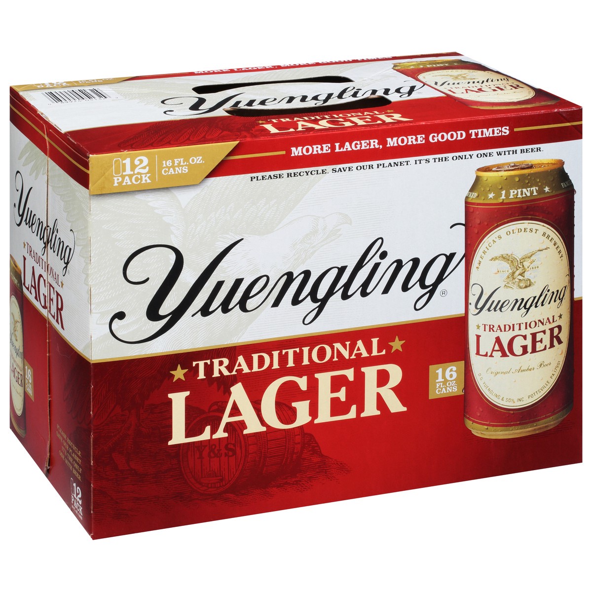 slide 7 of 15, Yuengling Traditional Lager Beer 12 - 16 fl oz Cans, 12 ct