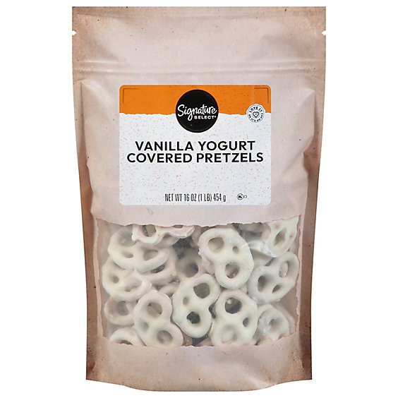 slide 1 of 1, Signature Select Yogurt Covered Pretzels - 16 Oz., 16 oz