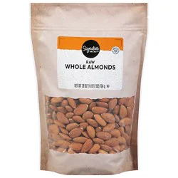 Signature Select Whole Raw Almonds - 28 Oz.