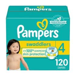 Pampers Swaddlers Active Baby Diaper Size 4 - 120 Counts