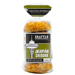 Seattle International Jalapeno Cheddar Bagel - 16 Oz