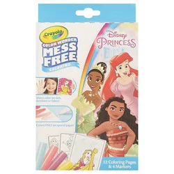 Crayola Color Wonder Mini Box Set With Markers And Disney Princess - Each