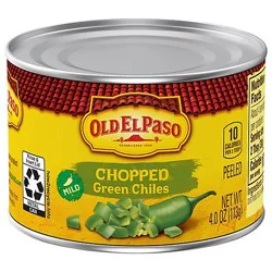 Old El Paso Mild Chopped Green Chiles - 4 Oz
