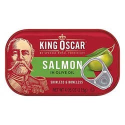 King Oscar Skinless Boneless Salmon - 4.05 Oz